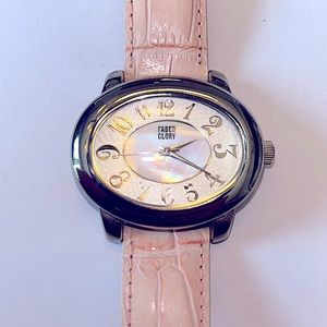 Faded Glory Pink Strap Watch